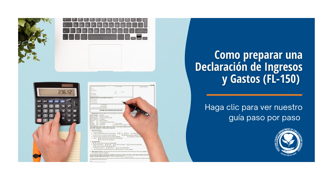 How To Prepare Income Expenses - Spanish Person with pen, document, calculator and laptop